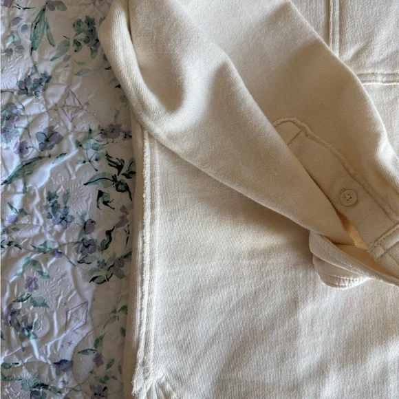 NWT Aerie Women's Lumberjane Oversized
Fleece Shirt Button Down Cream - Picture 5 of 6